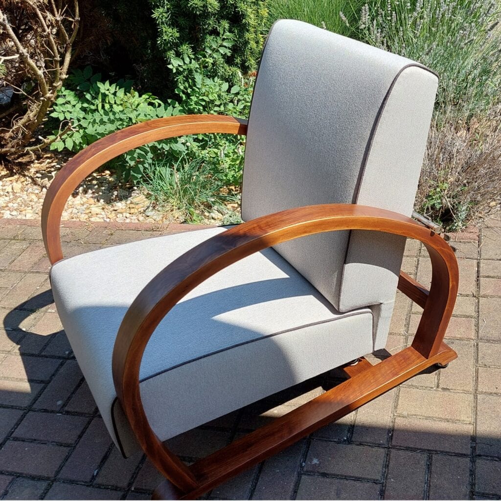 Čalounictví Fedačka - retro křeslo Halabala 70